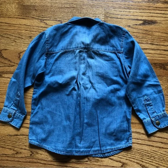 Boys Soft Chambray Cotton Shirt - Picture 3 of 6
